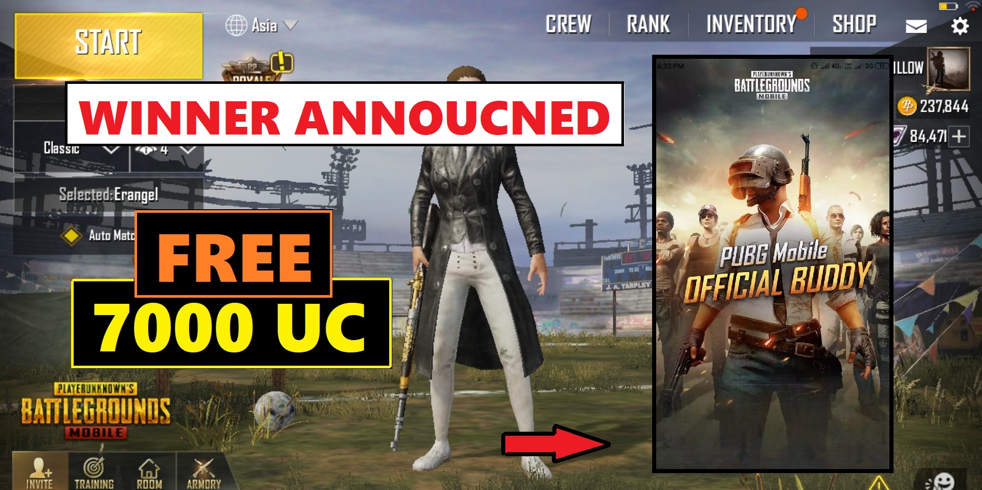 WeGame for PUBG Mobile app offers free in-game rewards once you...