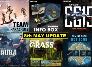 Garena Free Fire New Update : 8th May 2019