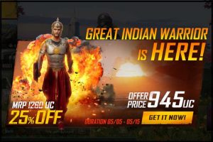 PUBG Mobile introduced Baahubali - inspired 'Great Indian Warrior' outfit