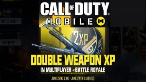 Call of Duty Mobile Double Weapon XP Event