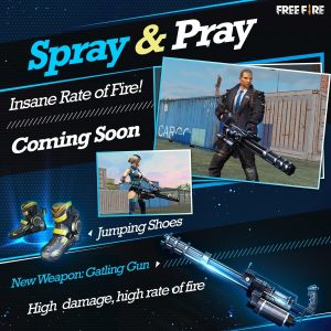 Garena Free Fire is going to introduce a New Mode "Spray and Pray" in the Game
