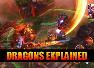 Dragons Explained in Marvel Super War Game
