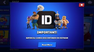 No More Clash Royale, Clash of Clans in Vietnam