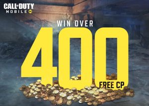 Get Free 400 CP via Call of Duty Mobile Official Giveaway