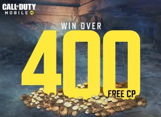 Get Free 400 CP via Call of Duty Mobile Official Giveaway