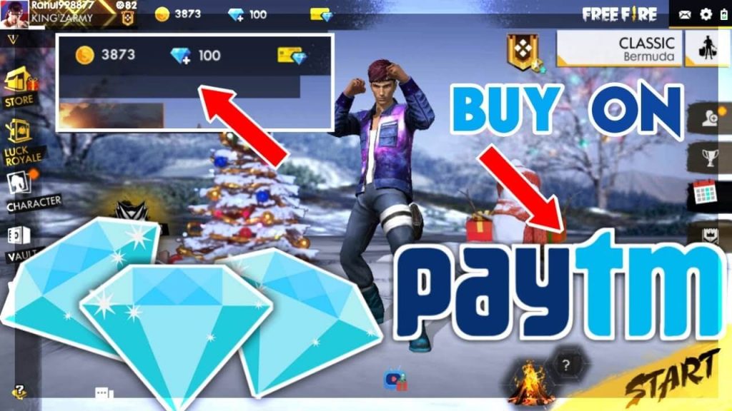 Now Use Paytm In Garena Free Fire To Top Up Mobile Mode Gaming