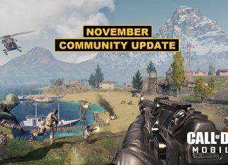 Call of Duty Mobile 1st November Community Update Details