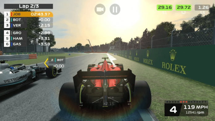 f1 mobile racing duel