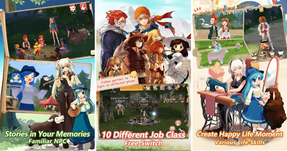 Siamgame Has Released Open Beta Of Mabinogi Fantasy Life Mobile Mode Gaming