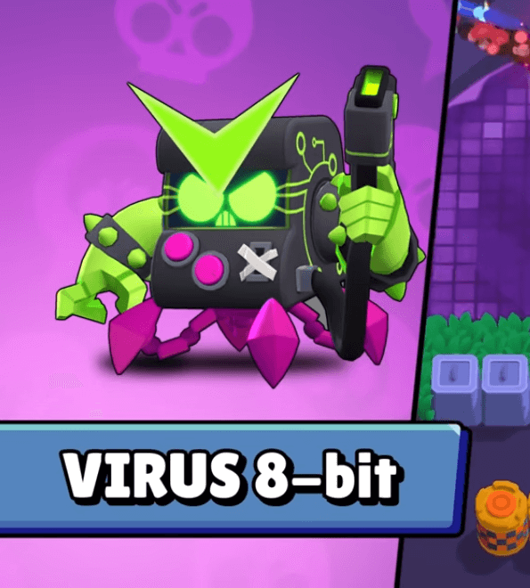 Brawl Stars January Update New Brawler Game Mode Skins And More Mobile Mode Gaming - virus 8 bit brawl stars png