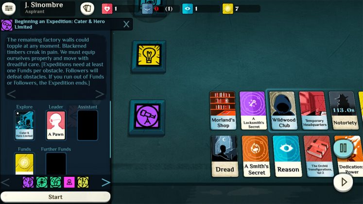 cultist simulator the lady afterwards