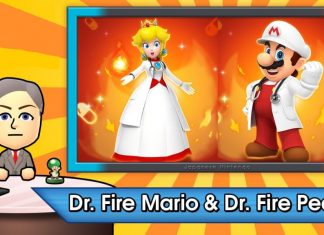 Dr. Fire Mario And Dr. Fire Peach Enters Dr. Mario World