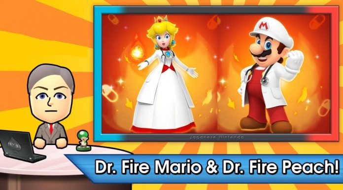 Dr. Fire Mario And Dr. Fire Peach Enters Dr. Mario World