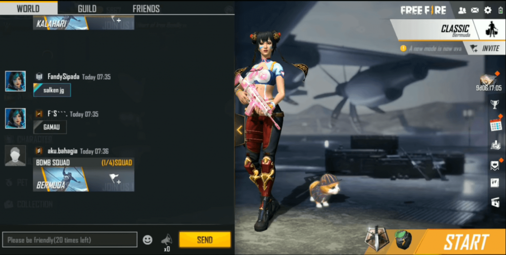 Garena Free Fire Ob20 Update New Character Bomb Squad Mode Much More Mobile Mode Gaming