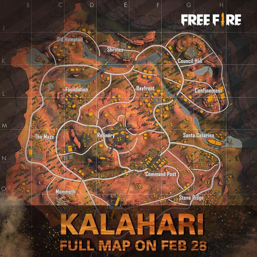 Карта бермуды free fire