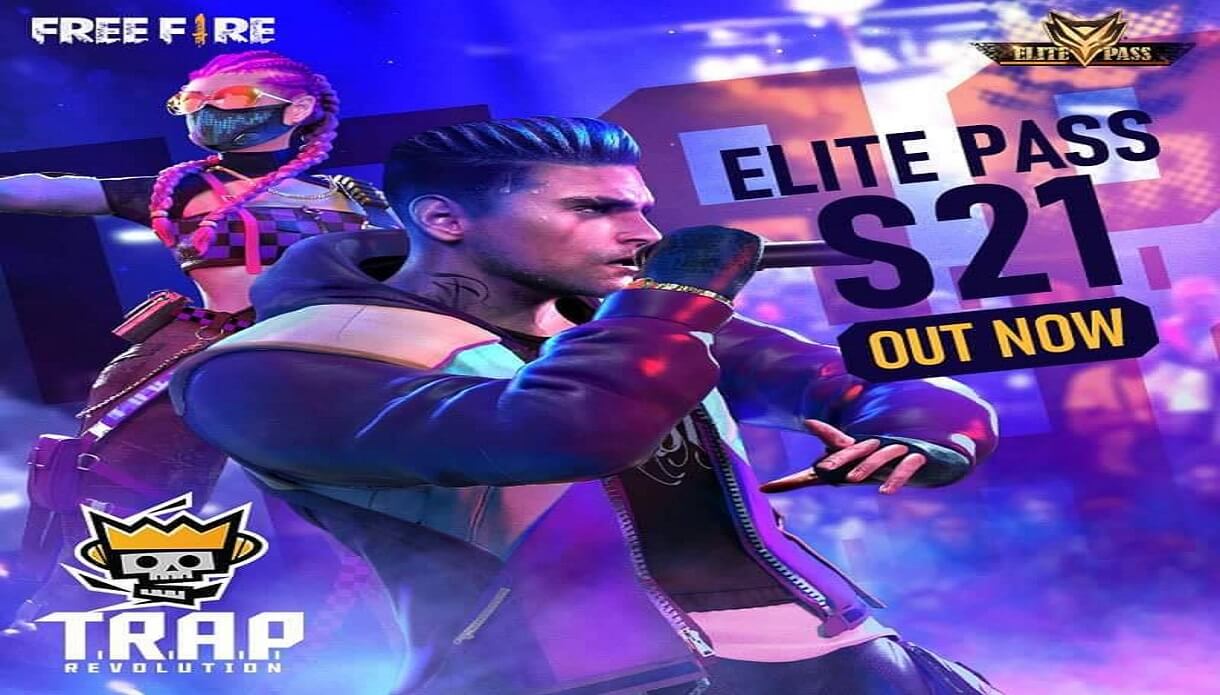  Free  Fire  Launched Season  21 Elite  Pass  Based On T R A P 