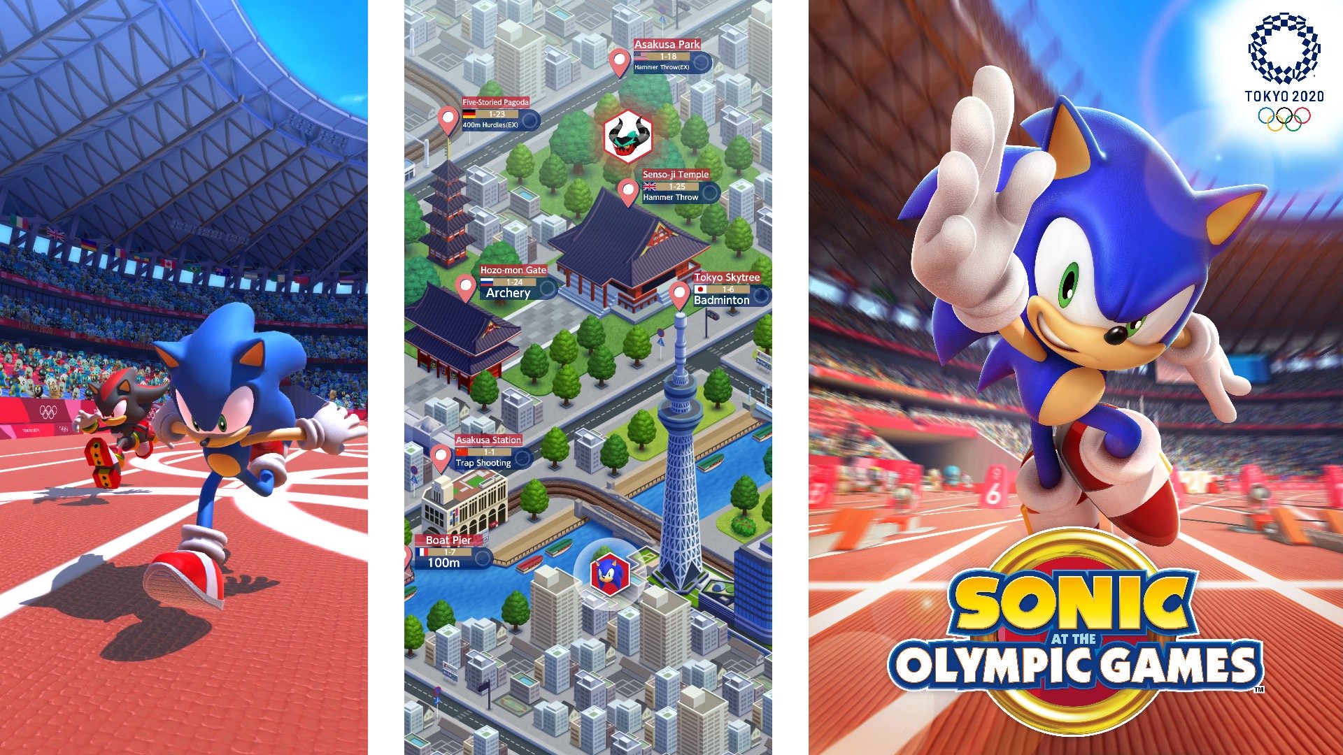 Sonic at the Olympic Games - Tokyo 2020 is getting a global