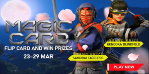Here Is How To Get Samurai Faceless And Kendoka Blindfold Bundles In Free Fire - Magic Card Event