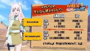 Minimum Requirements To Play Naruto: Slugfest On Mobile