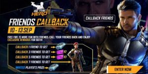 Free Fire Call Back Friends Event: Here Is How To Complete