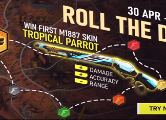 Free Fire Roll The Dice Event - Get Tropical Parrot M1887 Skin