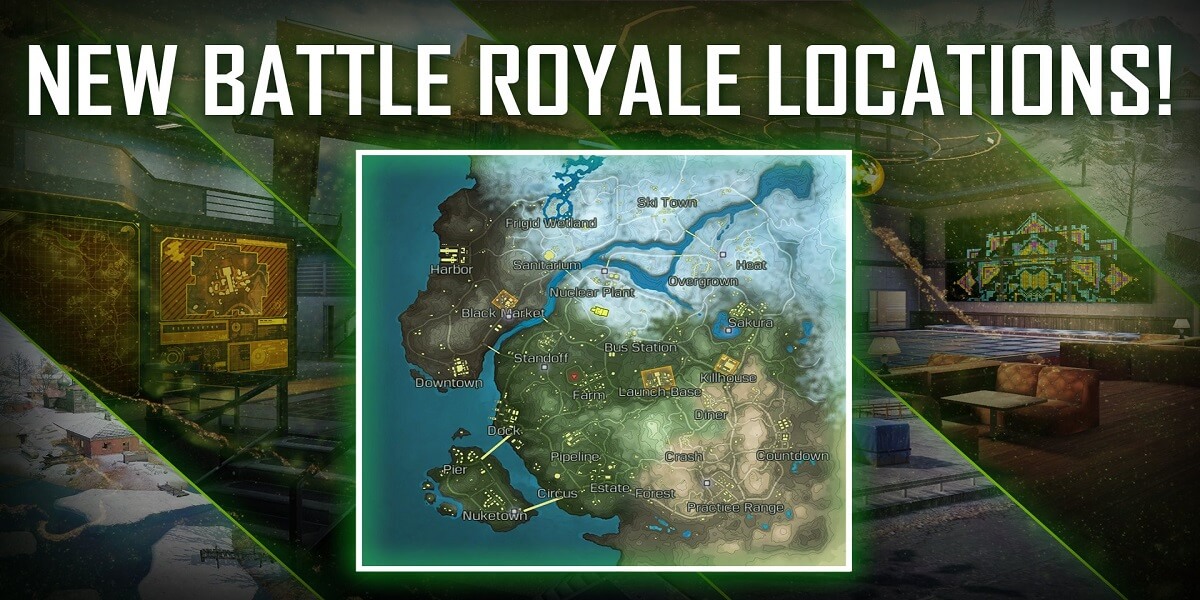 List Of New Places Added In COD Mobile Battle Royal Mode Mobile Mode