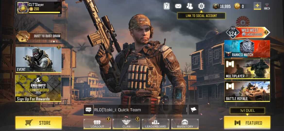 Купить Аккаунт Call Of Duty Mobile