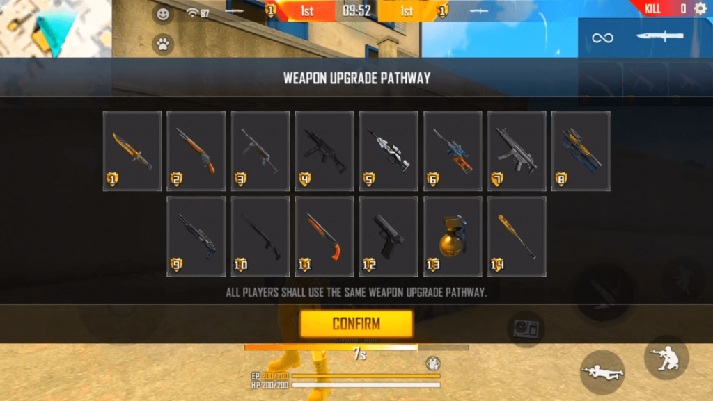 How To Play Gun King Mode In Free Fire Mobile Mode Gaming