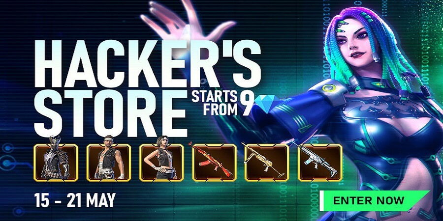 The Super Hacker Store is back! 👾 Grab - Garena Free Fire