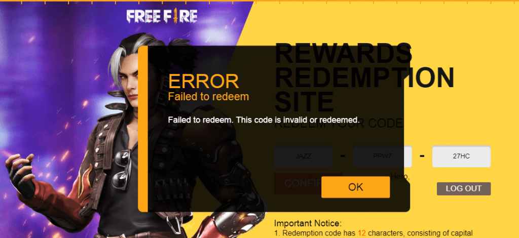 42 Best Images Free Fire Code Number - Free Fire Redeem ...