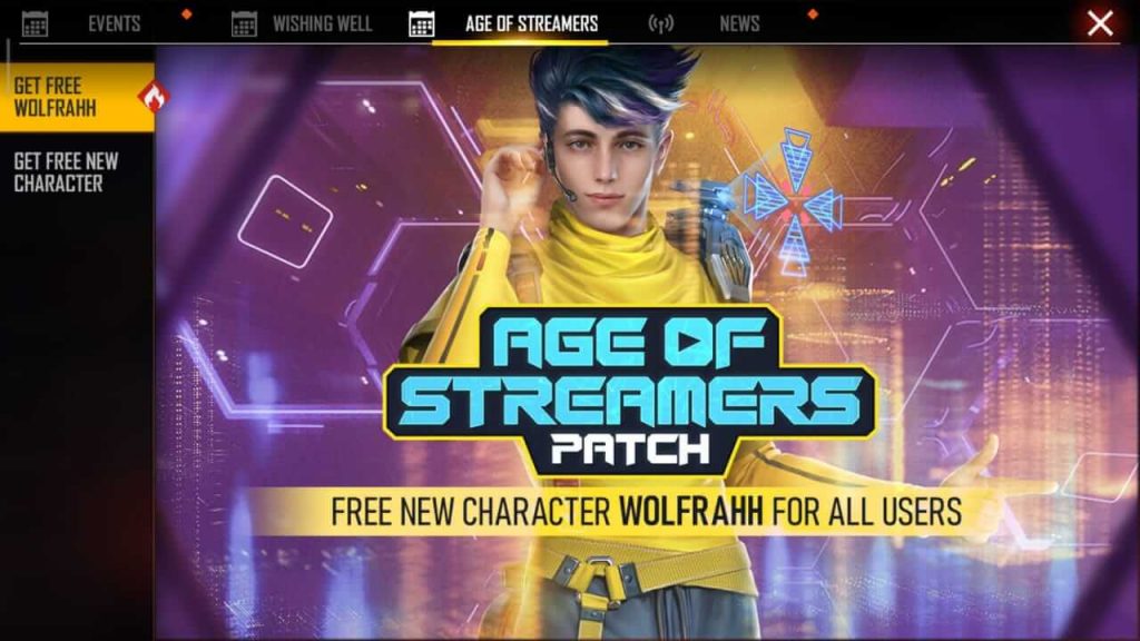 Upcoming Free Fire character Wolfrahh and his ability unveiled - Dot Esports