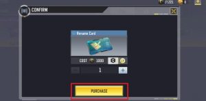 How To Get a Free Rename Card in Call of Duty Mobile