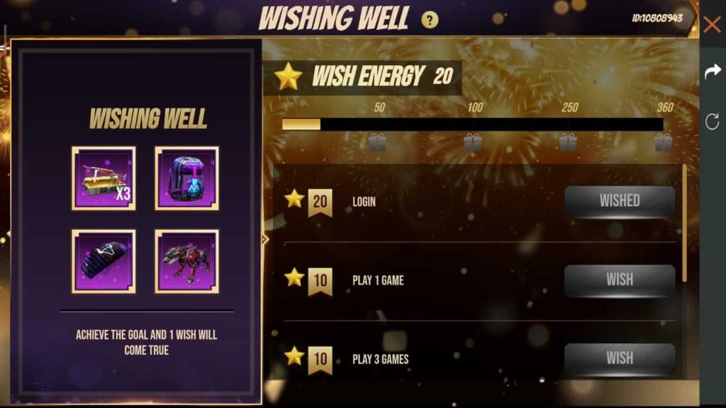 Free Fire Wishing Well Event: How To Play?