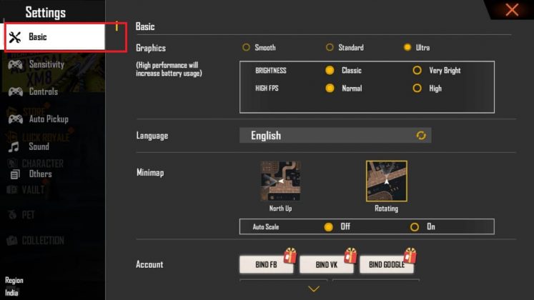 How To Bind Free Fire Account With Facebook Google Or VK Account How To Bind Free Fire Account With Facebook Google Or VK Account