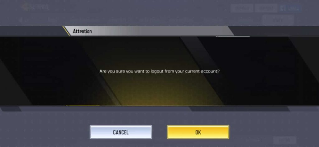 How to Logout from Call of Duty Mobile?