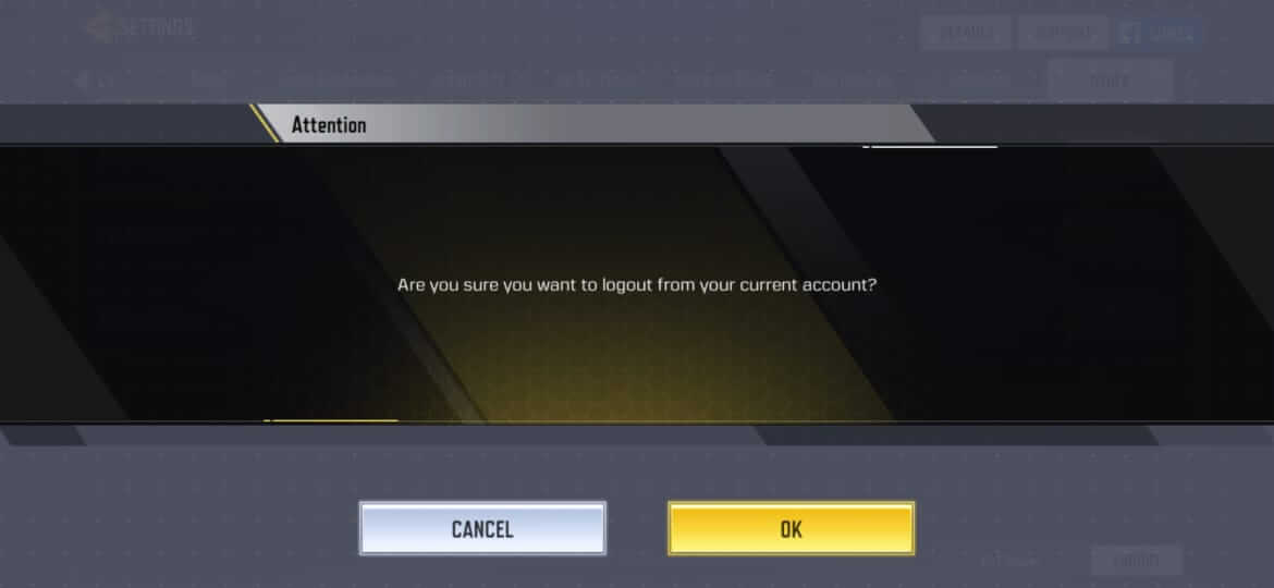How to Logout from Call of Duty Mobile? Mobile Mode Gaming