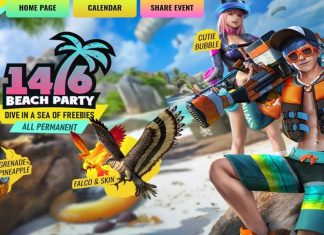 Free Fire Beach Party Event 2020: 14/6 Beach Party Event Details