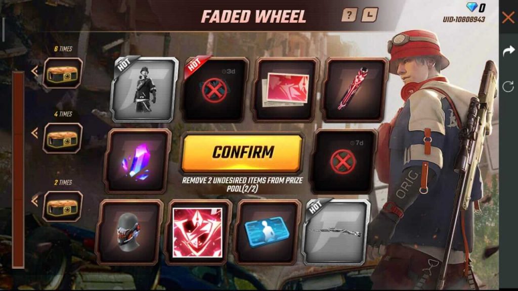 Free Fire Faded Wheel Event 7.0 Details - June 2020