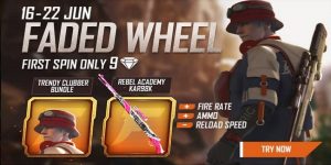 Free Fire Faded Wheel Event 7.0 Details - June 2020