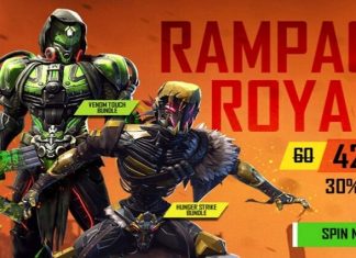 Free Fire Rampage Royale Details: Get Venom Touch Bundle & Hunger Strike Bundle