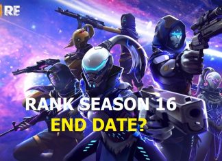 Free Fire Rank Season 16 End Date