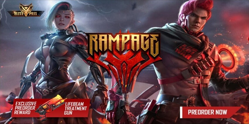 Free Fire Season 26 Elite Pass Rampage Is Up For Pre Order Mobile Mode Gaming