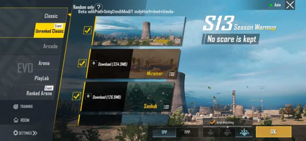 Pubg Mobile New Unranked Classic Mode To Release In 0 19 0 Update Mobile Mode Gaming