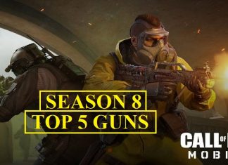 Top 5 Guns In Call Of Duty: Mobile Season 8