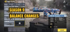 Call of Duty Mobile Season 9 Weapon Balance Changes