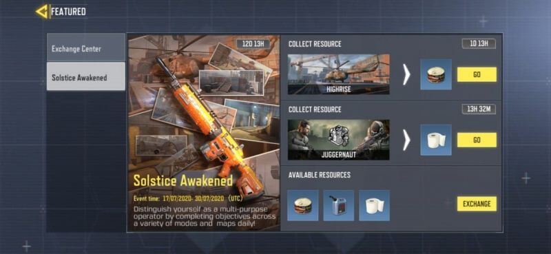 Call of Duty Mobile: Solsctice Awakened Event  Complete Details