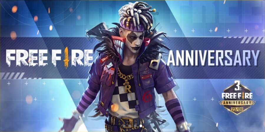 Free Fire 3rd Anniversary Event Date Rewards Other Details Mobile Mode Gaming