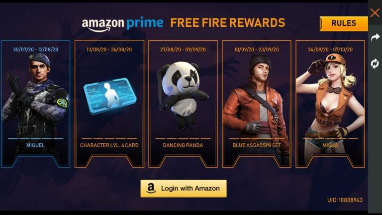 Free Fire: How To Get Free Rewards With Amazon Prime – Mobile Mode Gaming