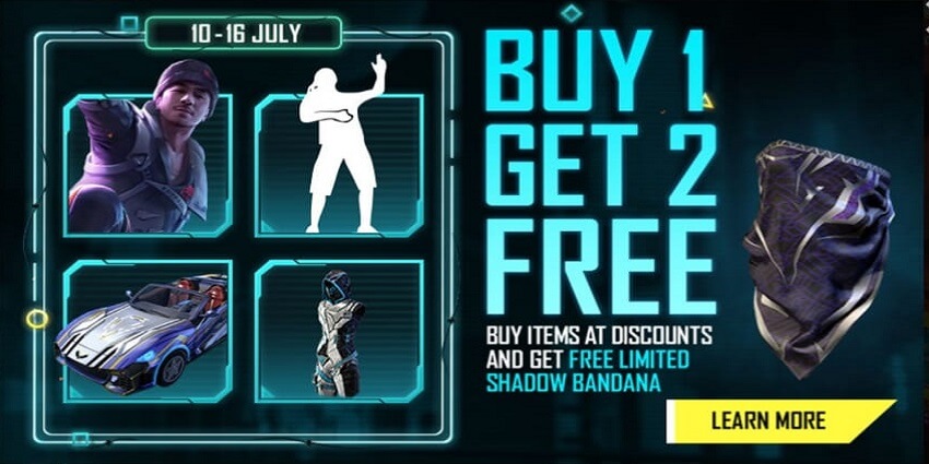 Free Fire Buy 1 Get 2 Free Event Details Mobile Mode Gaming