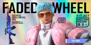 Free Fire Faded Wheel 8.0 Event Details - July 2020